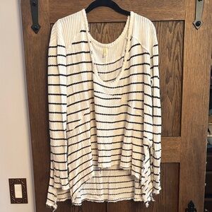 Free people soft cotton tunic fits to XL